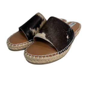 Myra Faux Cowhide‎ Slip On Western Sandals 7